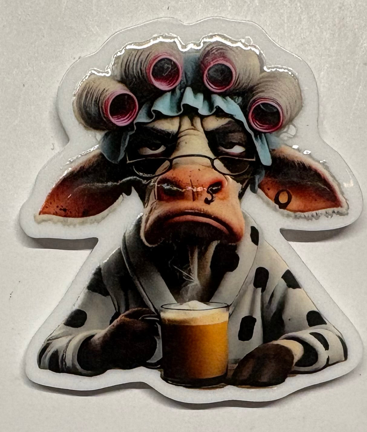 Tired Cow Magnet