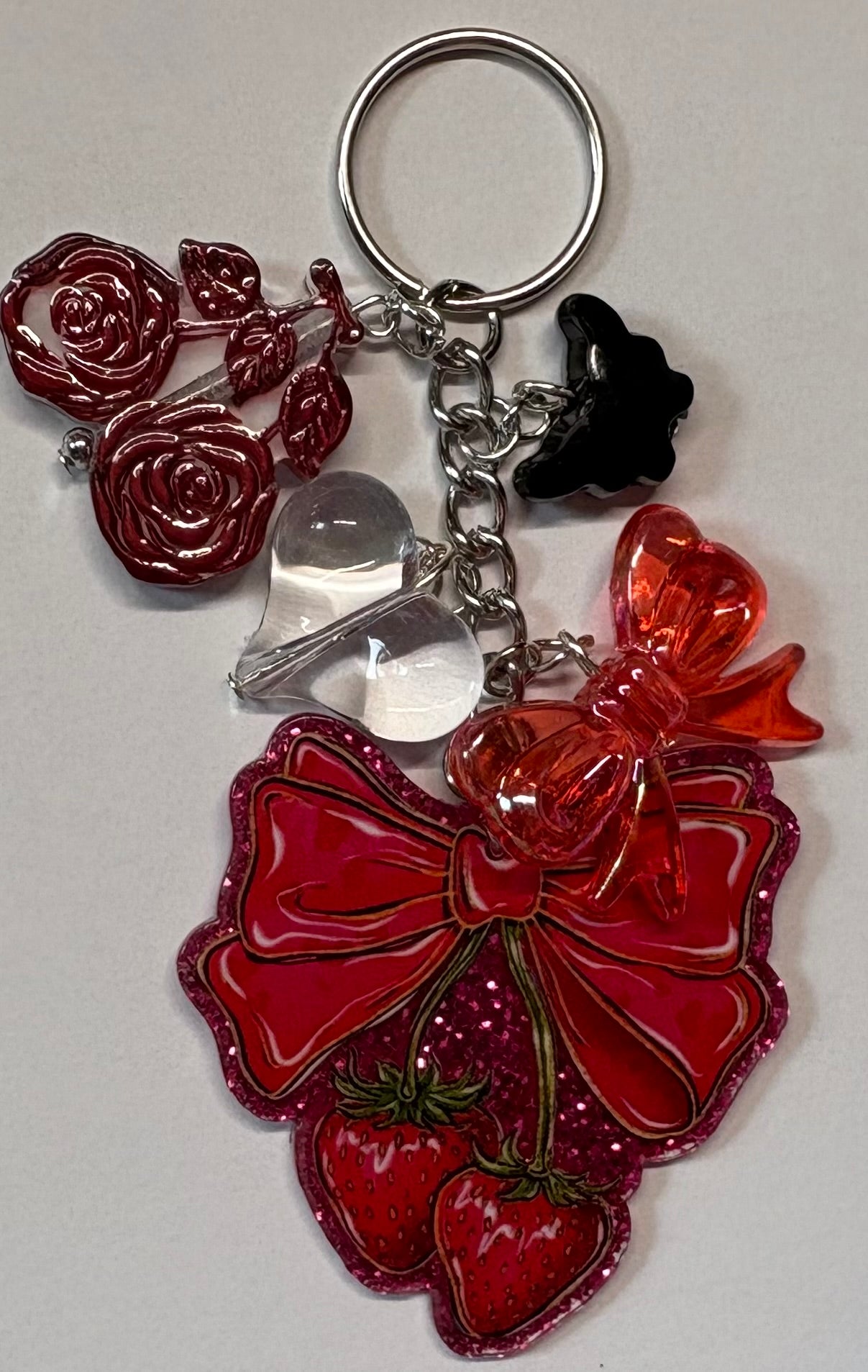 Cherries keychain