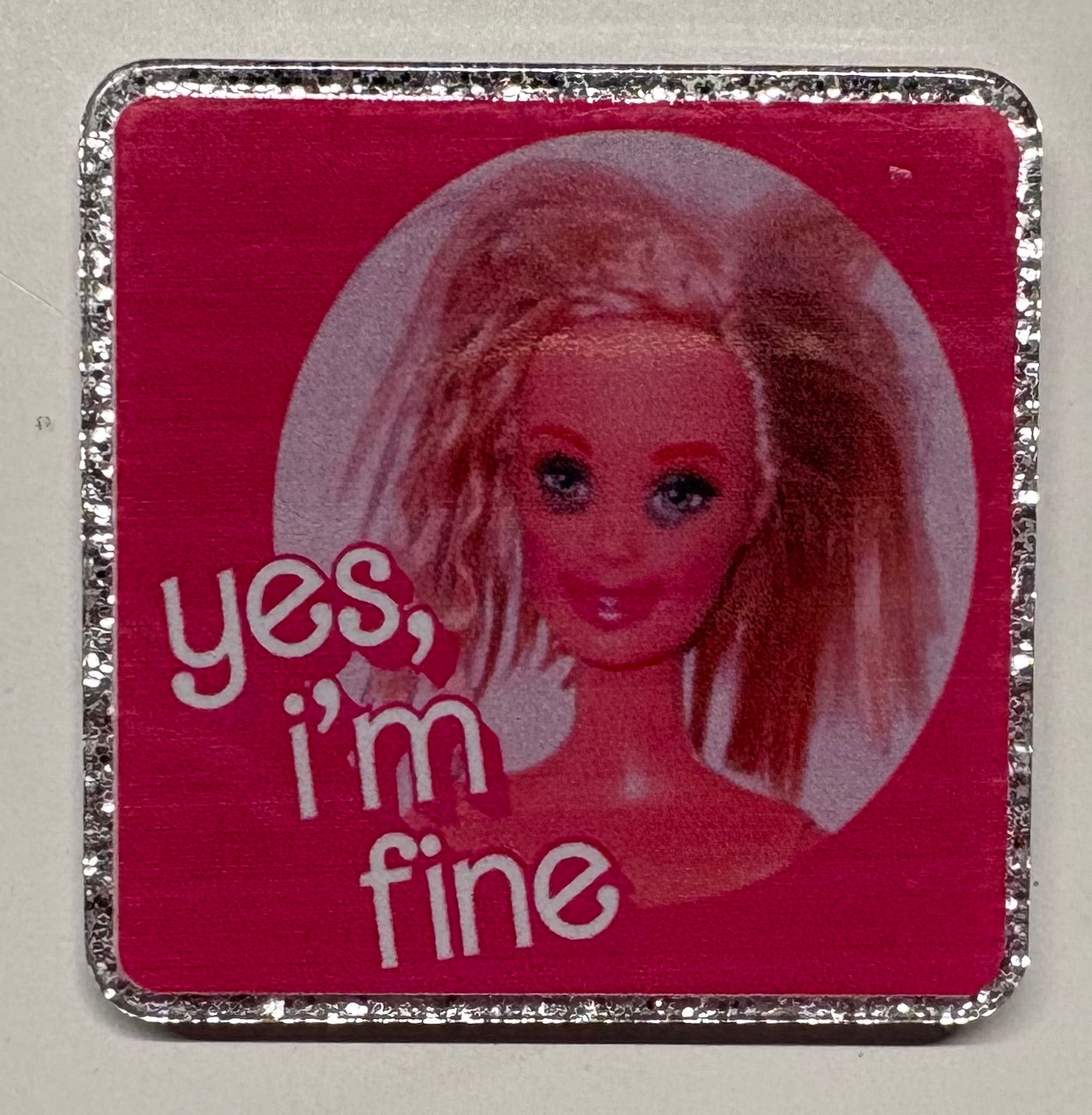 Yes Barbie Magnet