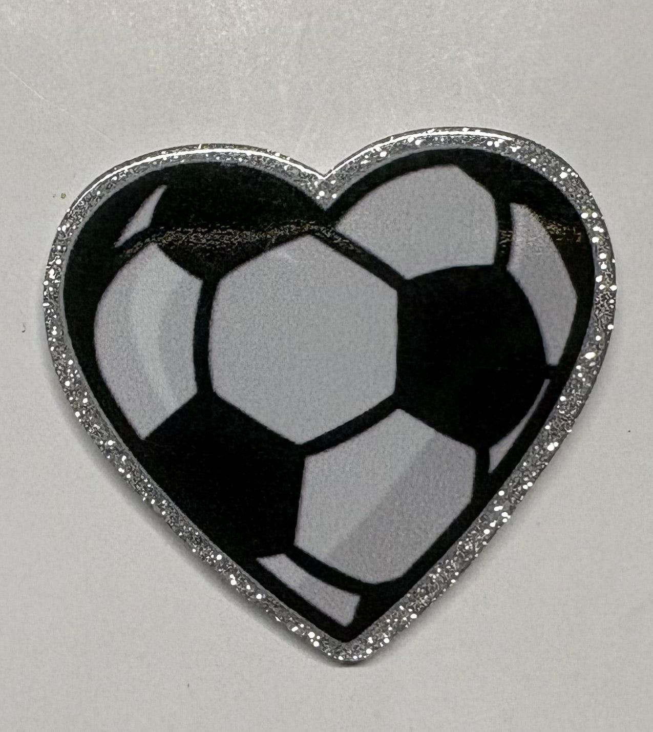 Soccer Heart Magnet