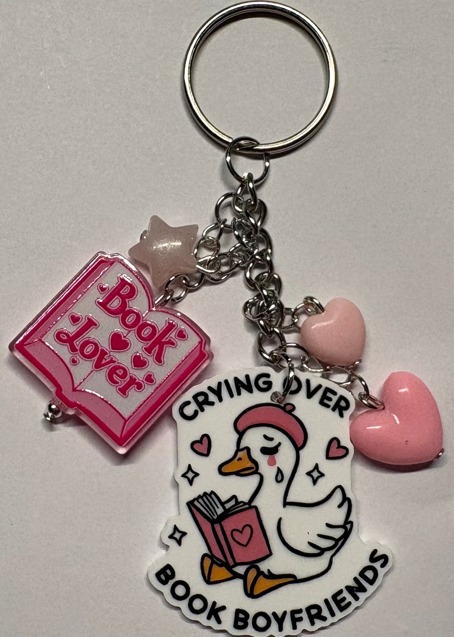Book Boyfriends Junk Keychain