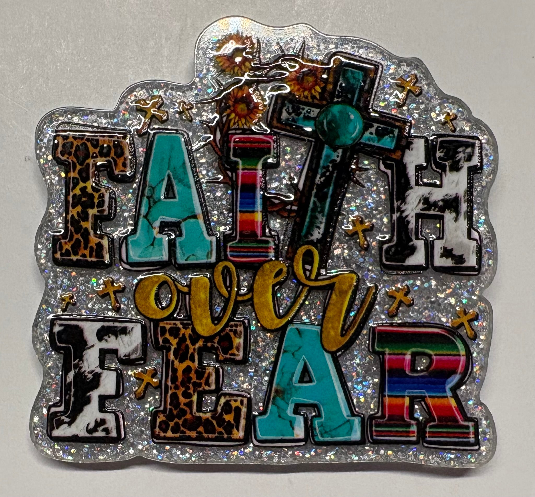 Faith Over Fear Magnet