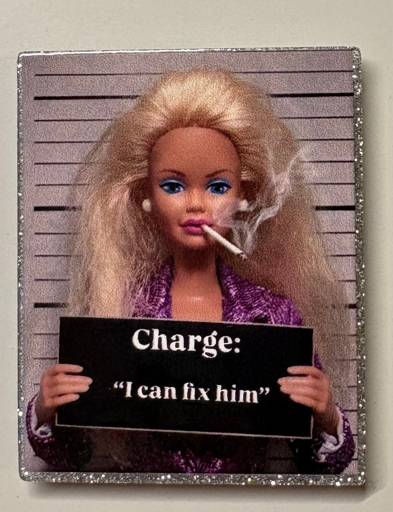 Arrested Barbie Magnet