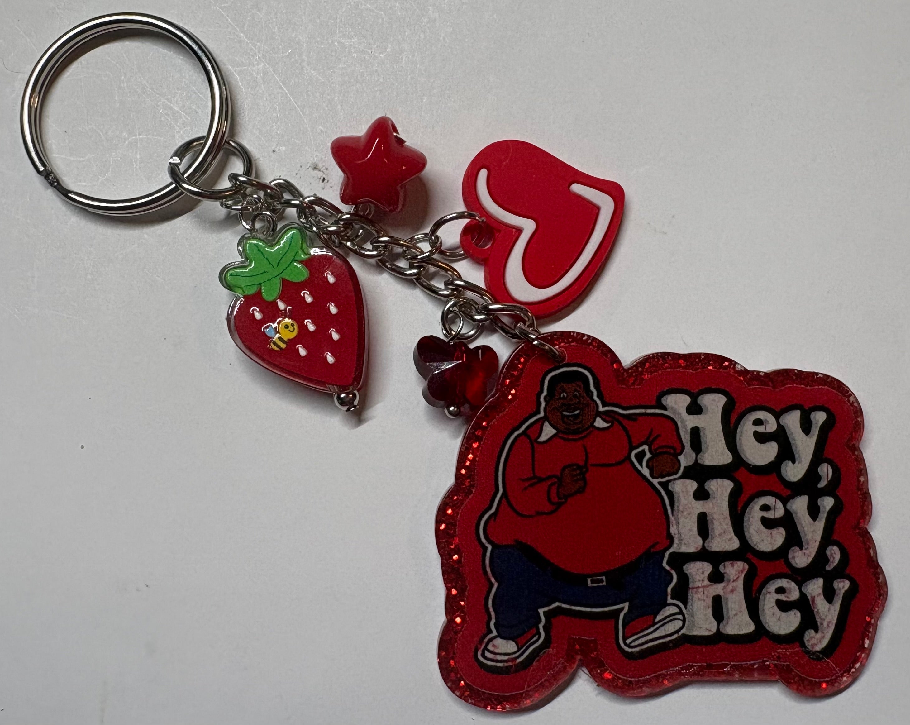 Hey Hey Junk Keychain