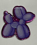 Purple Inflatable Dog Magnet