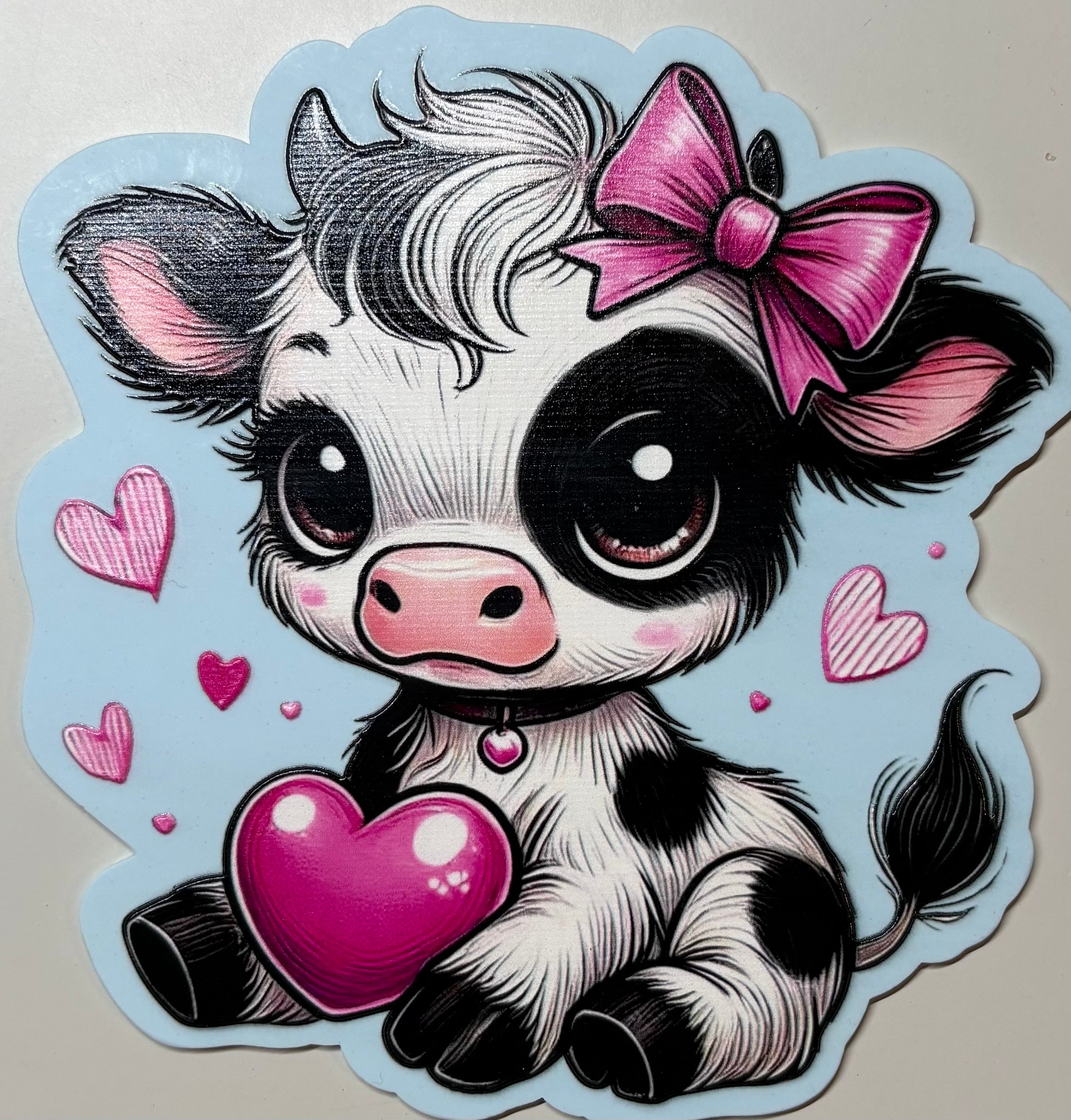 Sweetheart Baby Cow Jumbo Magnet
