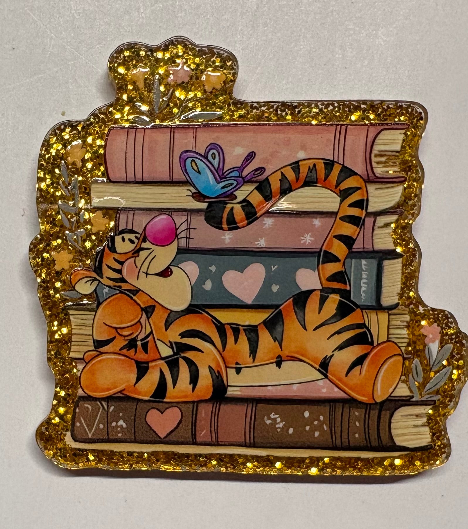 Tigger & Books Magnet