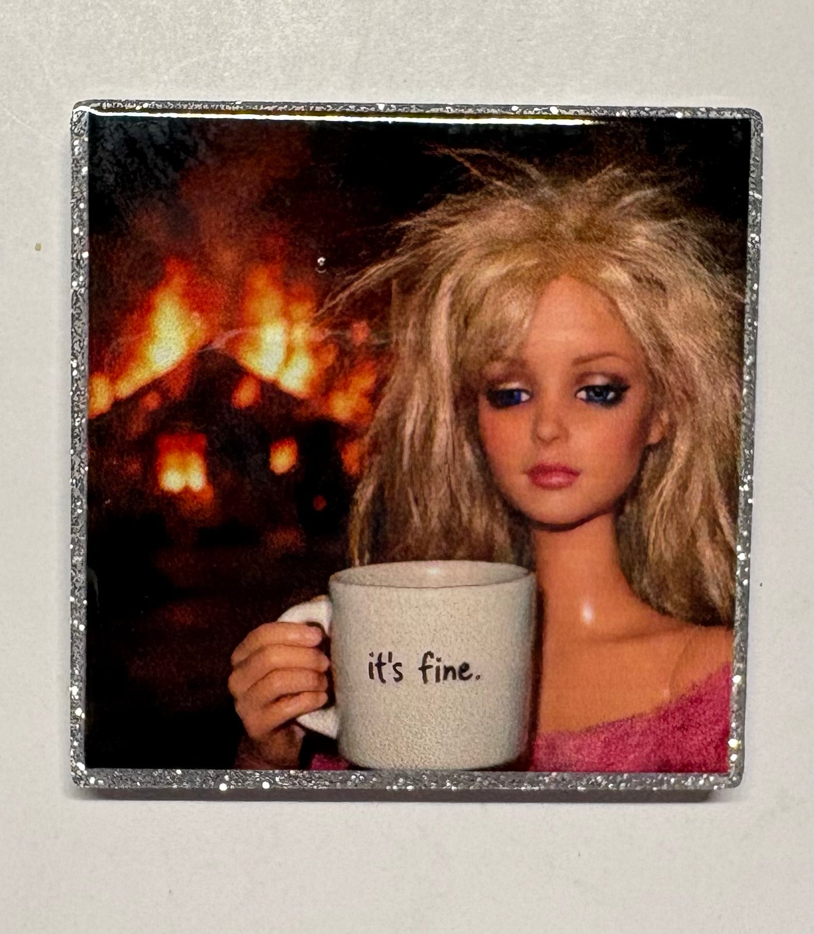 I’m Fine Barbie Magnet