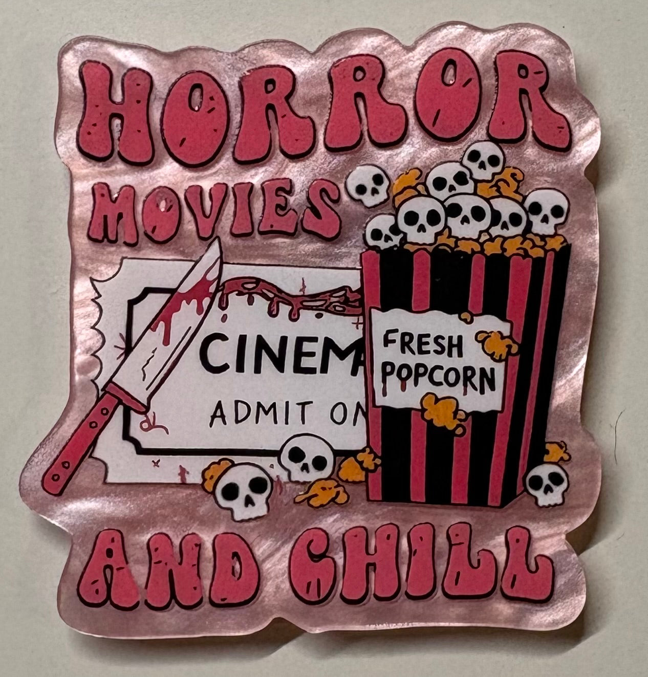 Horror Move & Chill Magnet