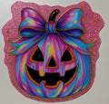 Pastel Goth Rainbow Pumpkin Jumbo Magnet