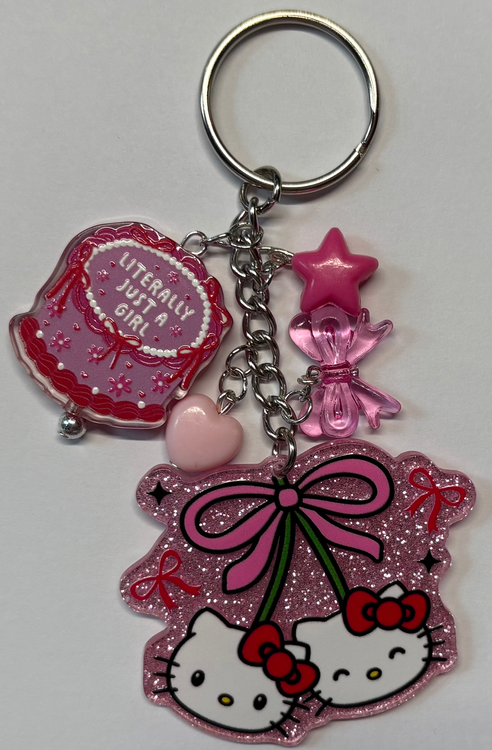 Hello Kitty Cherries Keychain