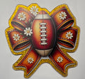 Football Bow Jumbo Magnet