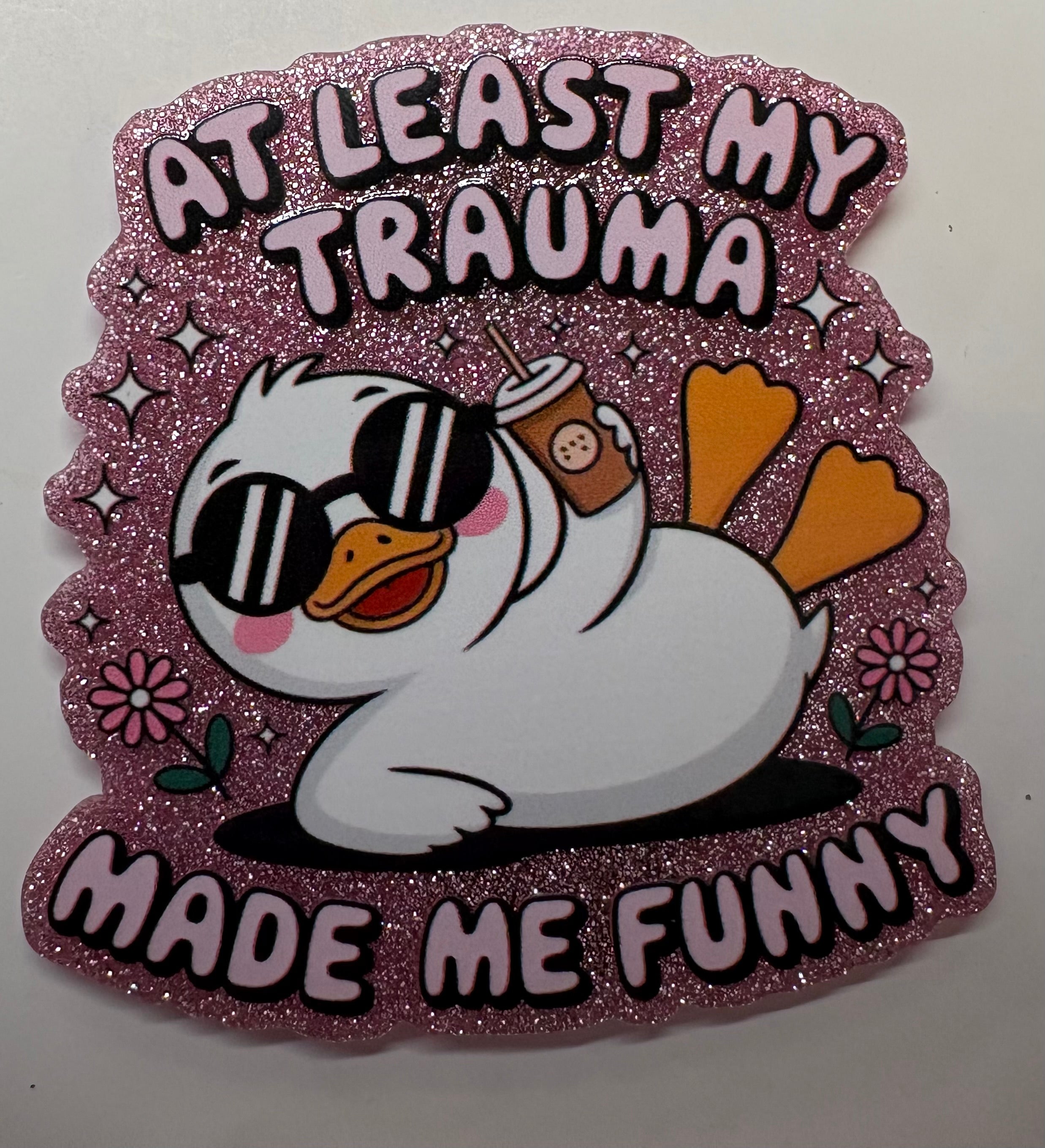 Trauma Duck Medium Magnet