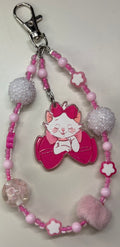 Pretty in Pink: Marie Beaded Bag Charm 🎀