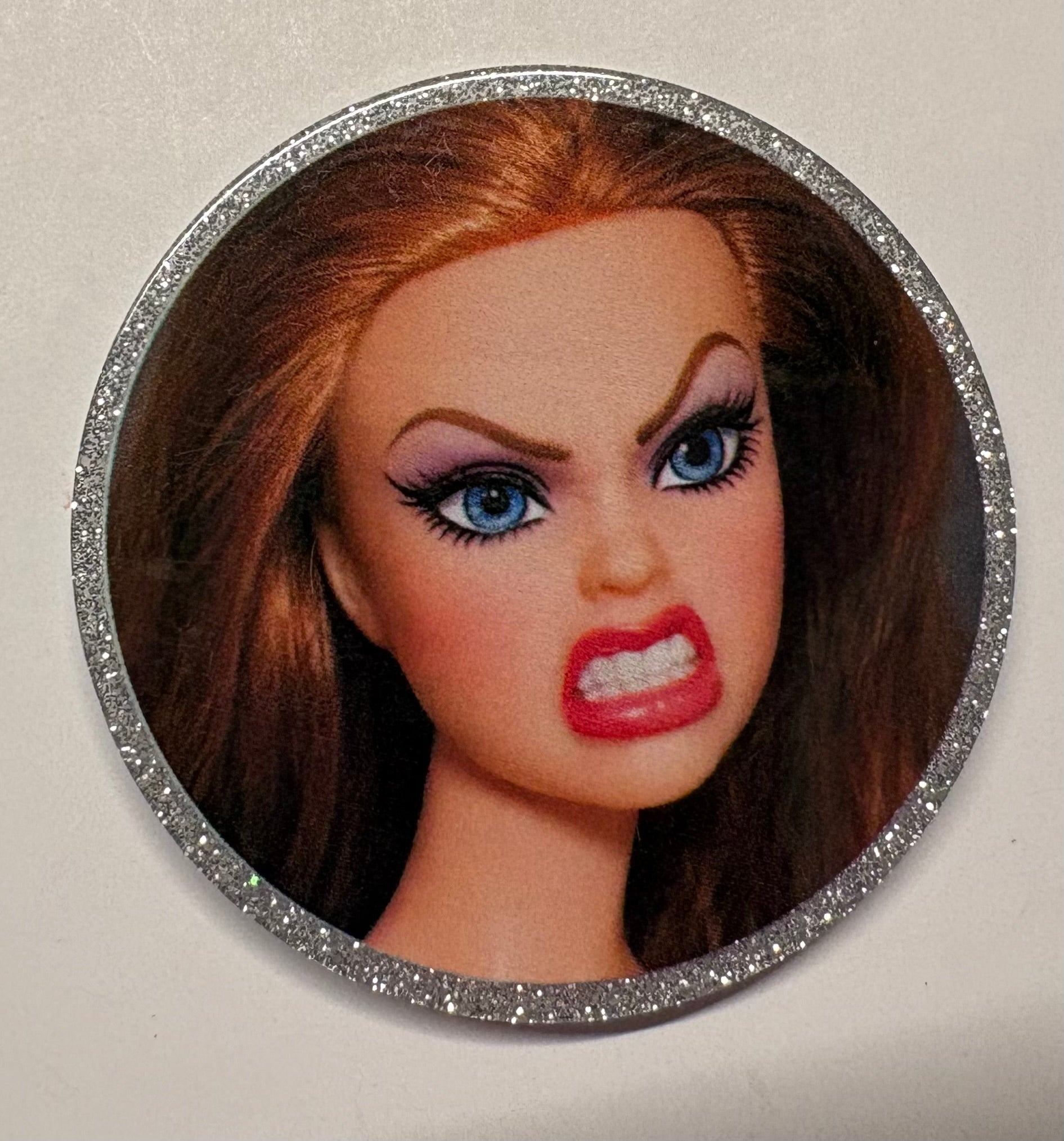 Angry Barbie Magnet