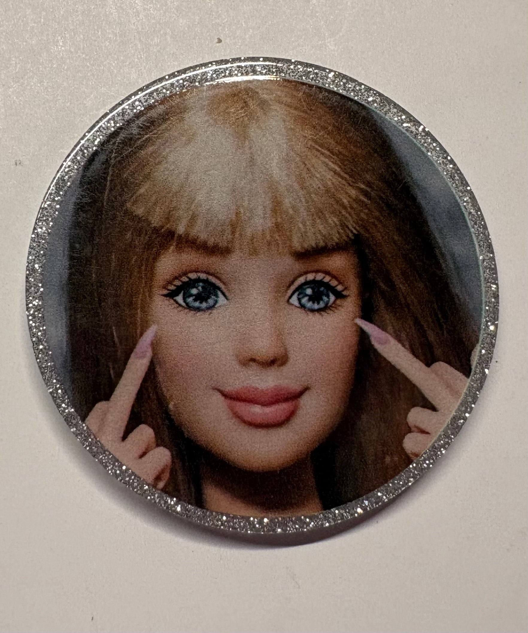 F Barbie Magnet