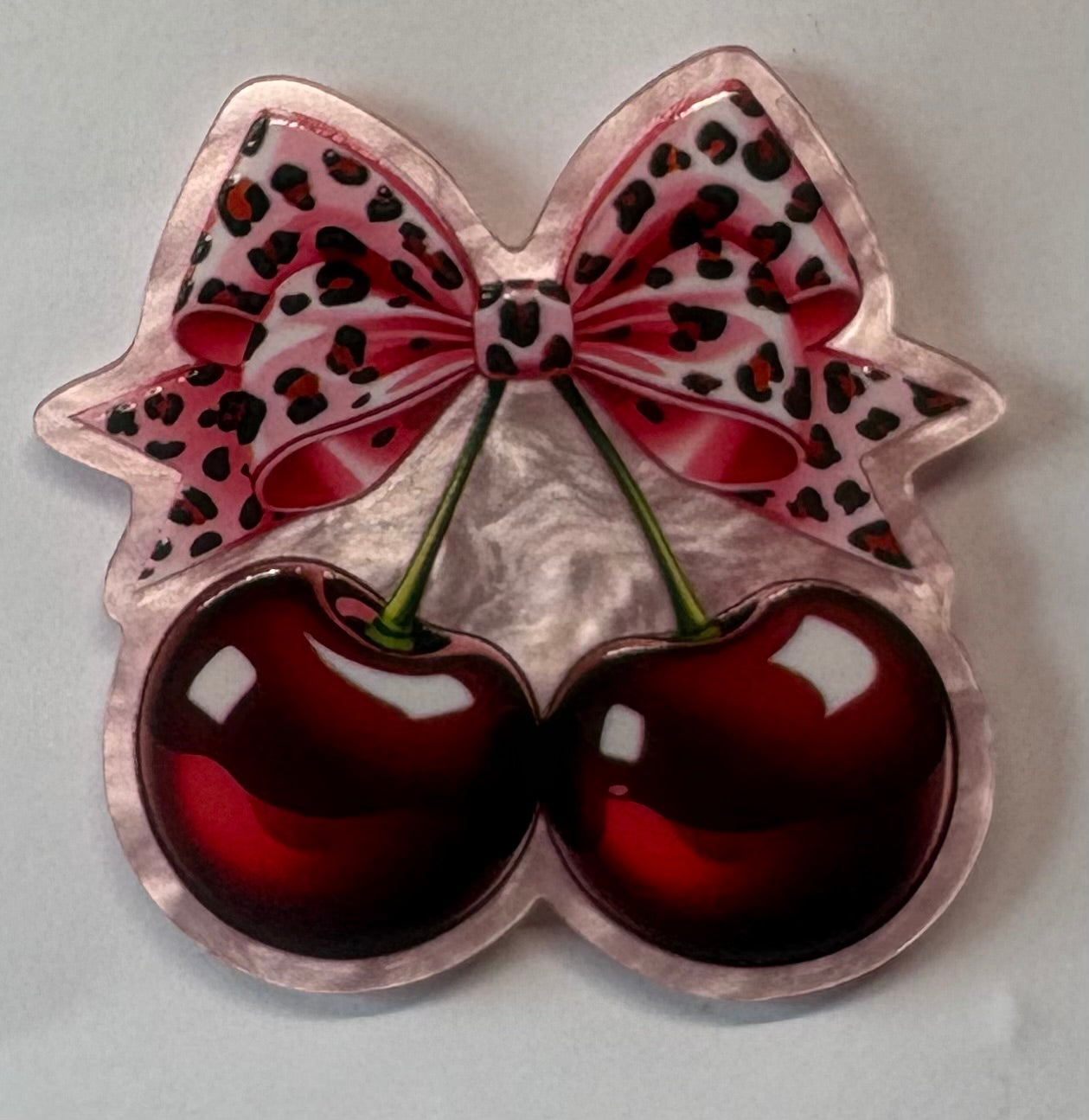 Leopard Cherry Magnet
