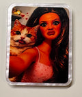 Barbie & Cat Magnet