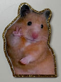 Peace Hamster Medium Magnet