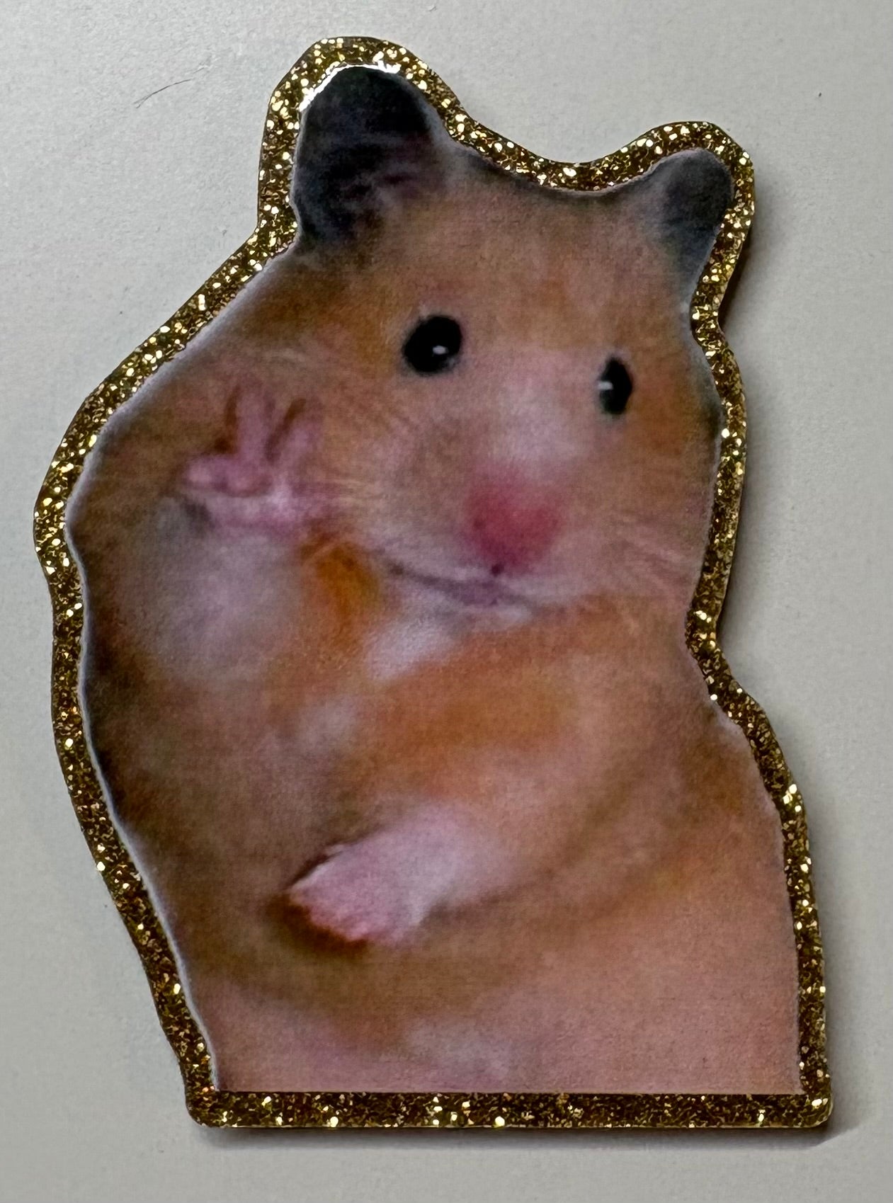 Peace Hamster Medium Magnet