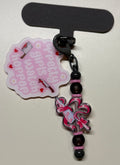 🔪 Pretty Girls Watch Horror Phone Charm 🔪