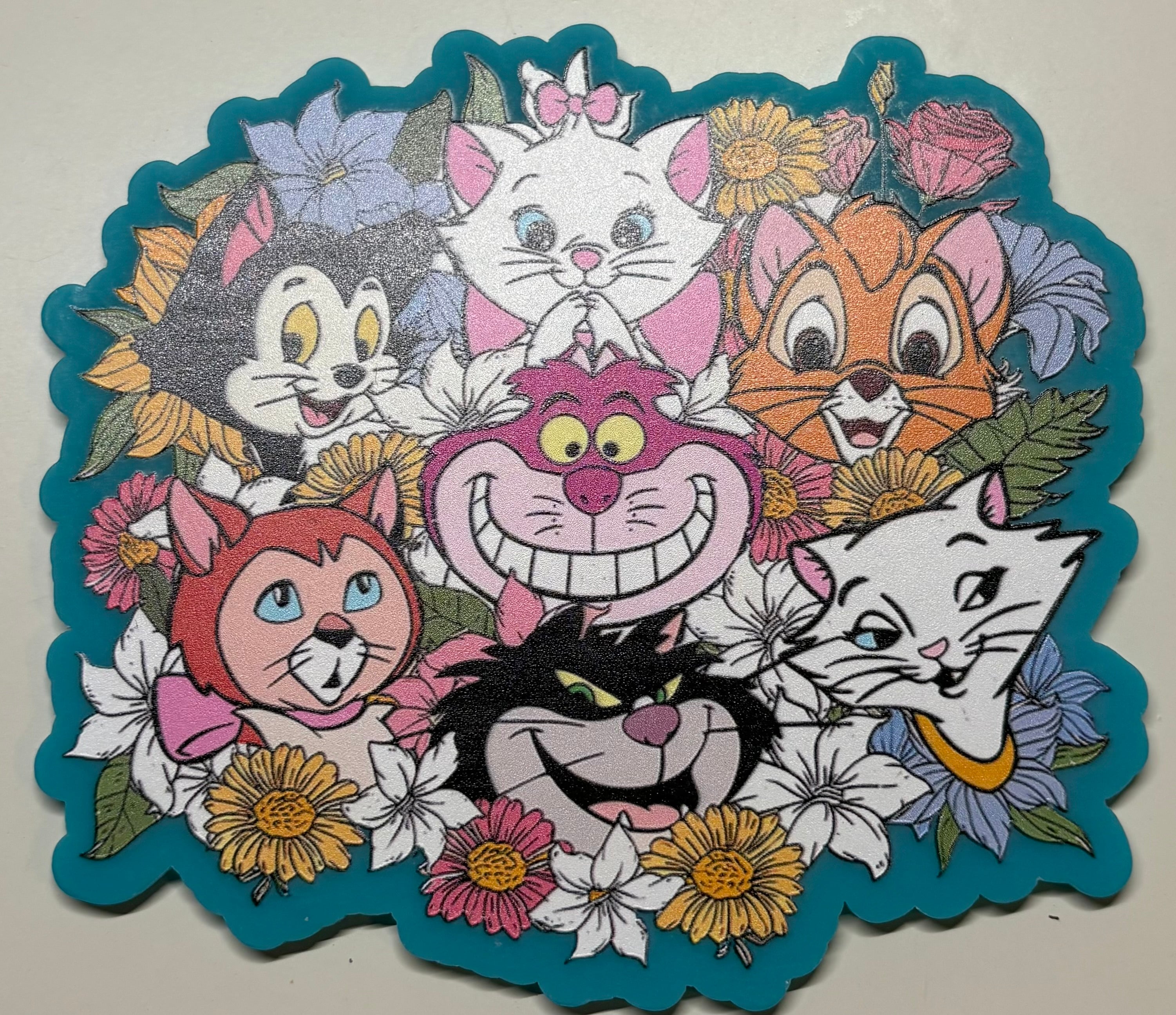 Cats Of Disney Jumbo Magnet
