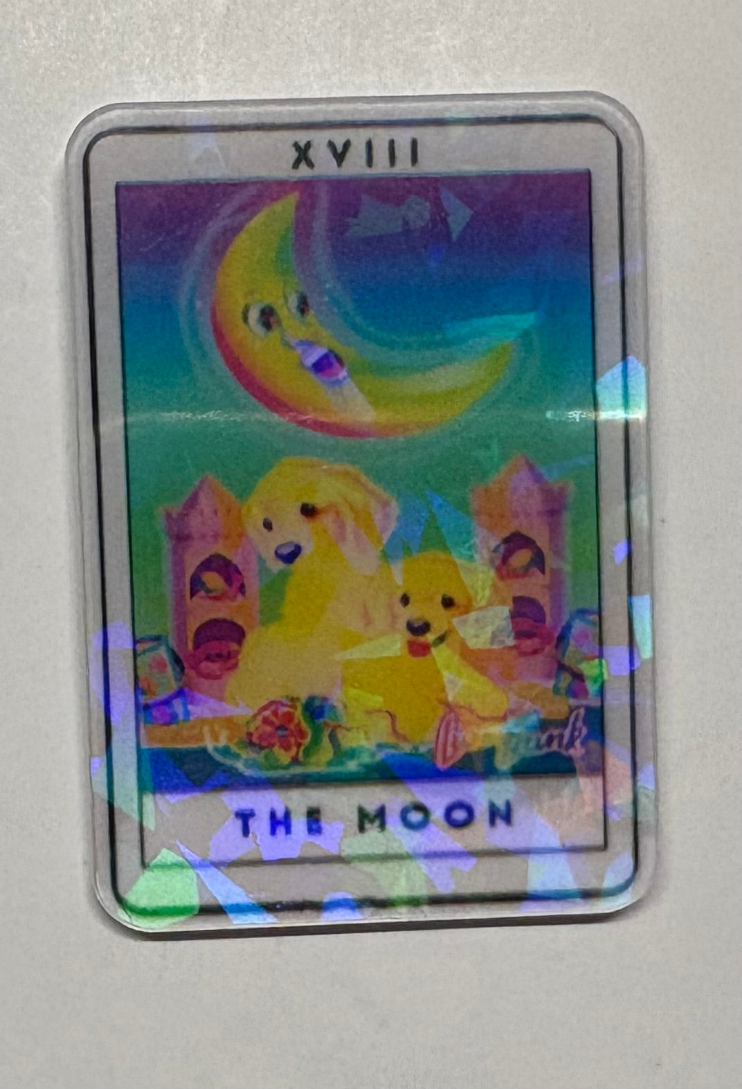 Lisa Frank Moon Magnet