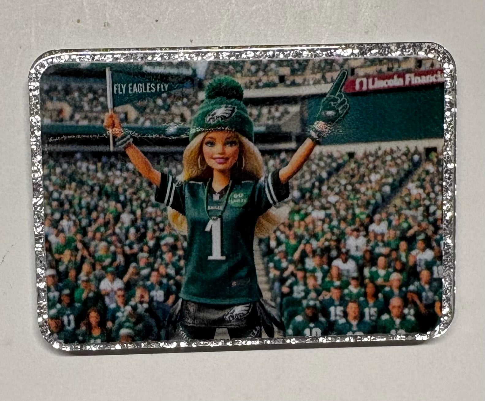Philadelphia Eagles Barbie Magnet