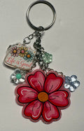 Floral Junk Keychain