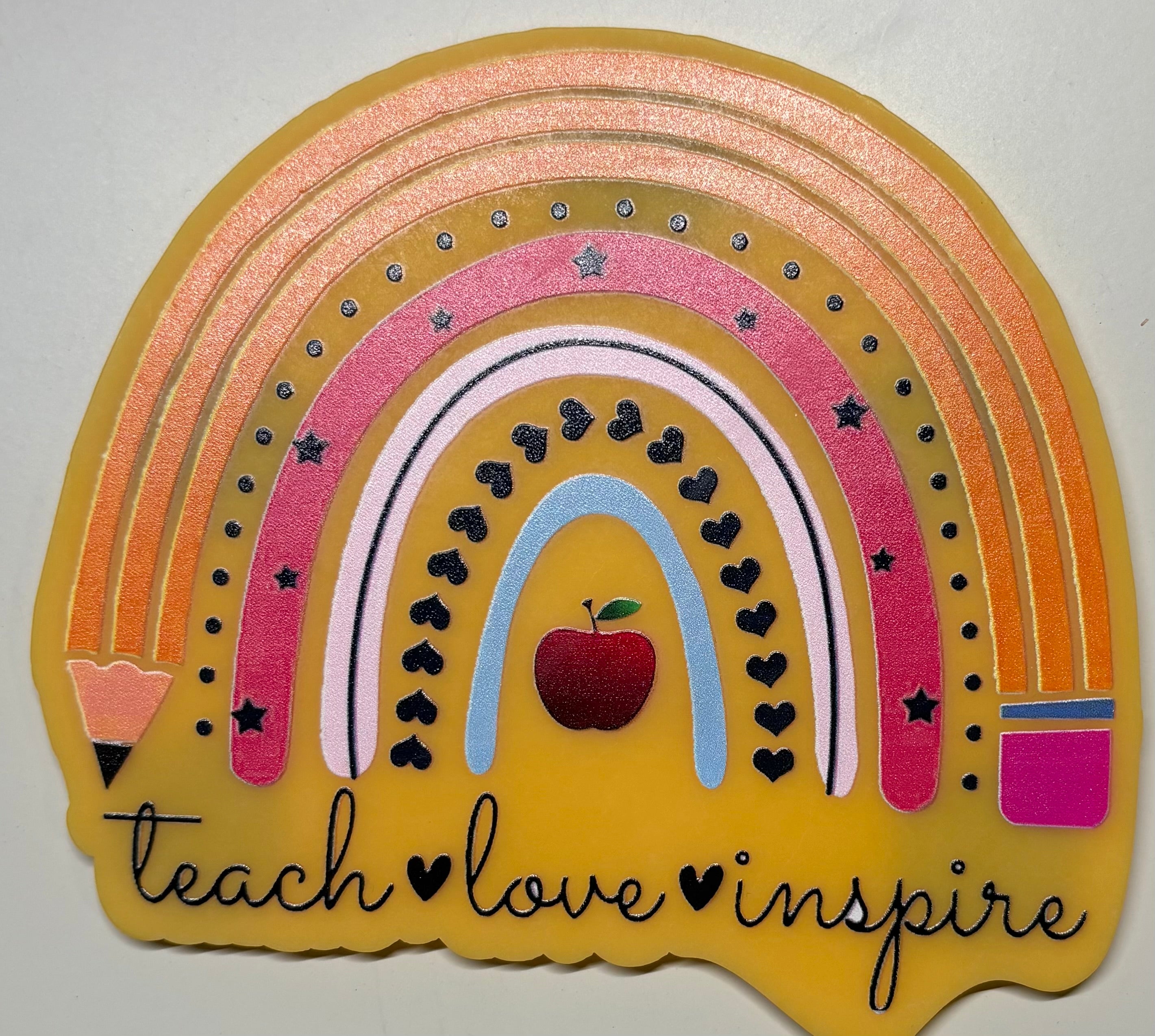 Teach Love Inspire Jumbo Magnet