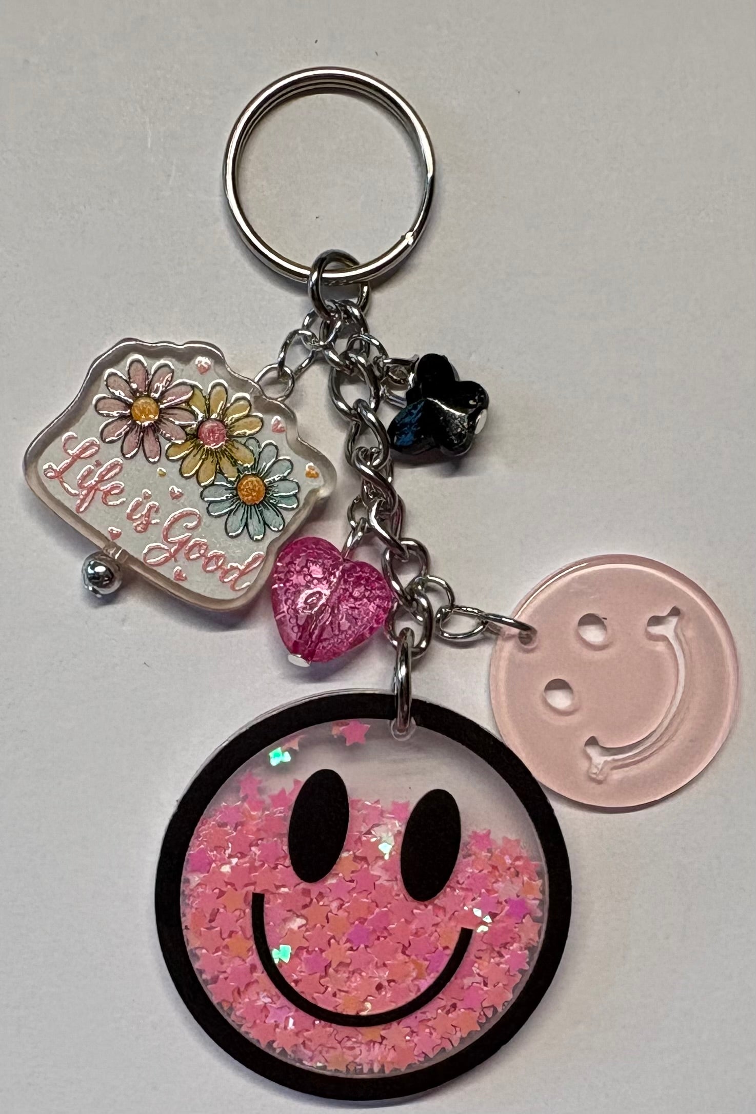 Smiley Face Keychain