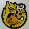 This Is Fine Medium Magnet