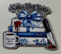 "Killer Plot Twist" Thriller Bookworm Medium Magnet