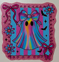 Pastel Goth Rainbow Ghost Jumbo Magnet