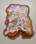 Seven Dwarfs Jumbo Magnet