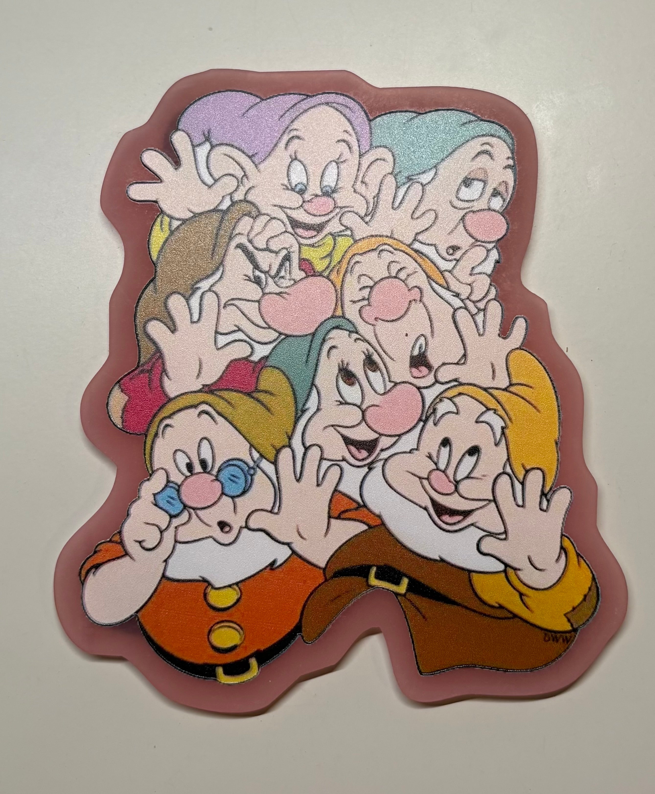 Seven Dwarfs Jumbo Magnet