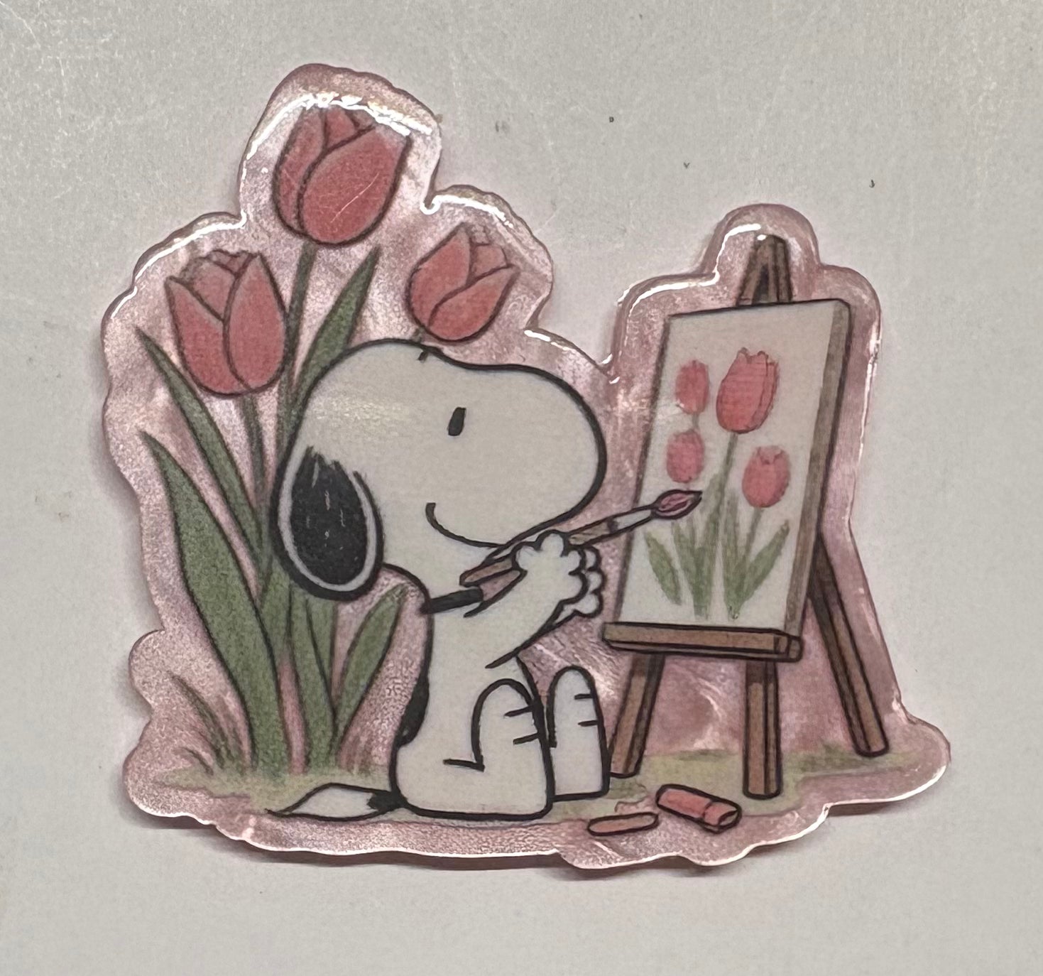 Tulip Snoopy Magnet