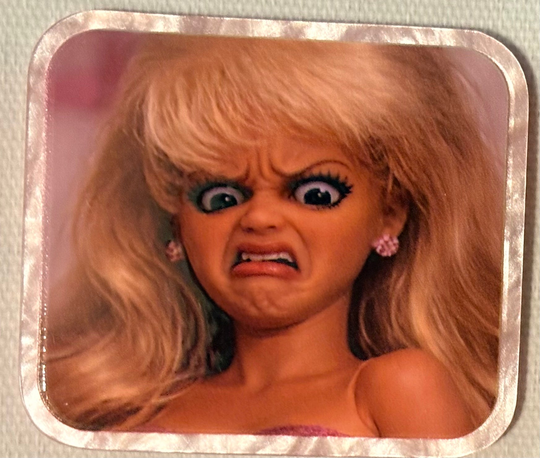 Disgusted Barbie Magnet