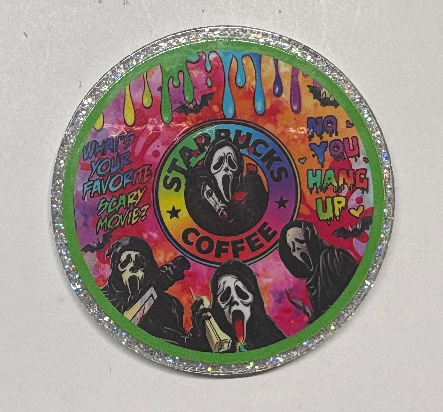 Ghost Face Starbucks Magnet
