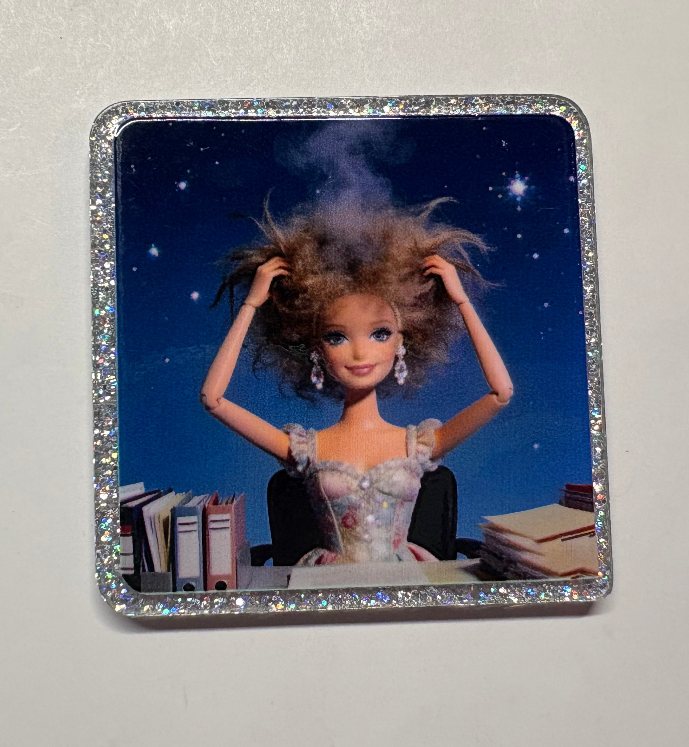 Stressed Barbie Magnet