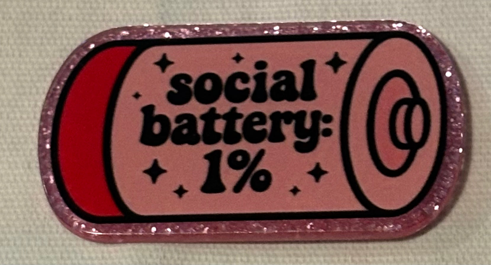 Social Battery Magnet