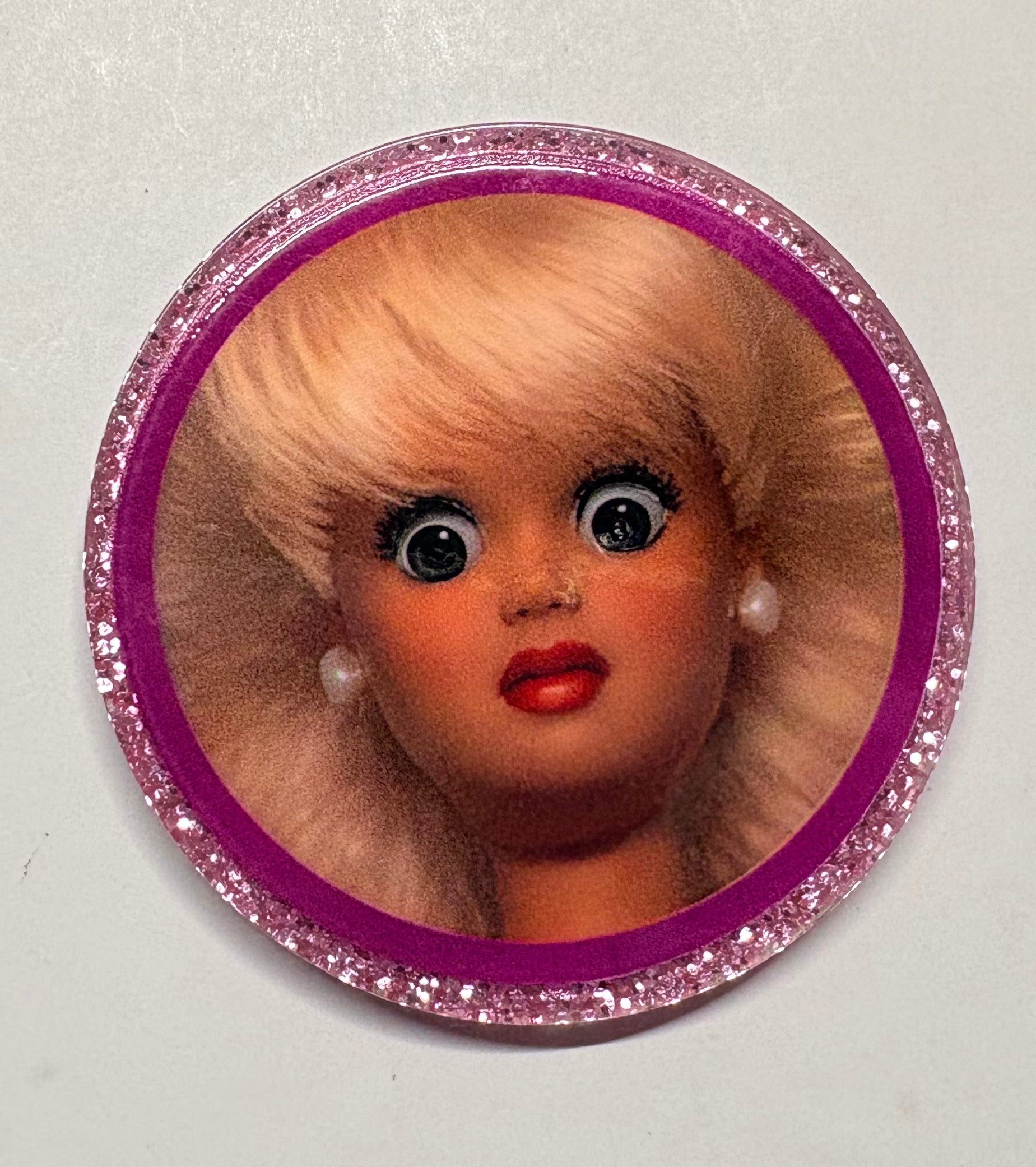 Surprised Barbie Magnet