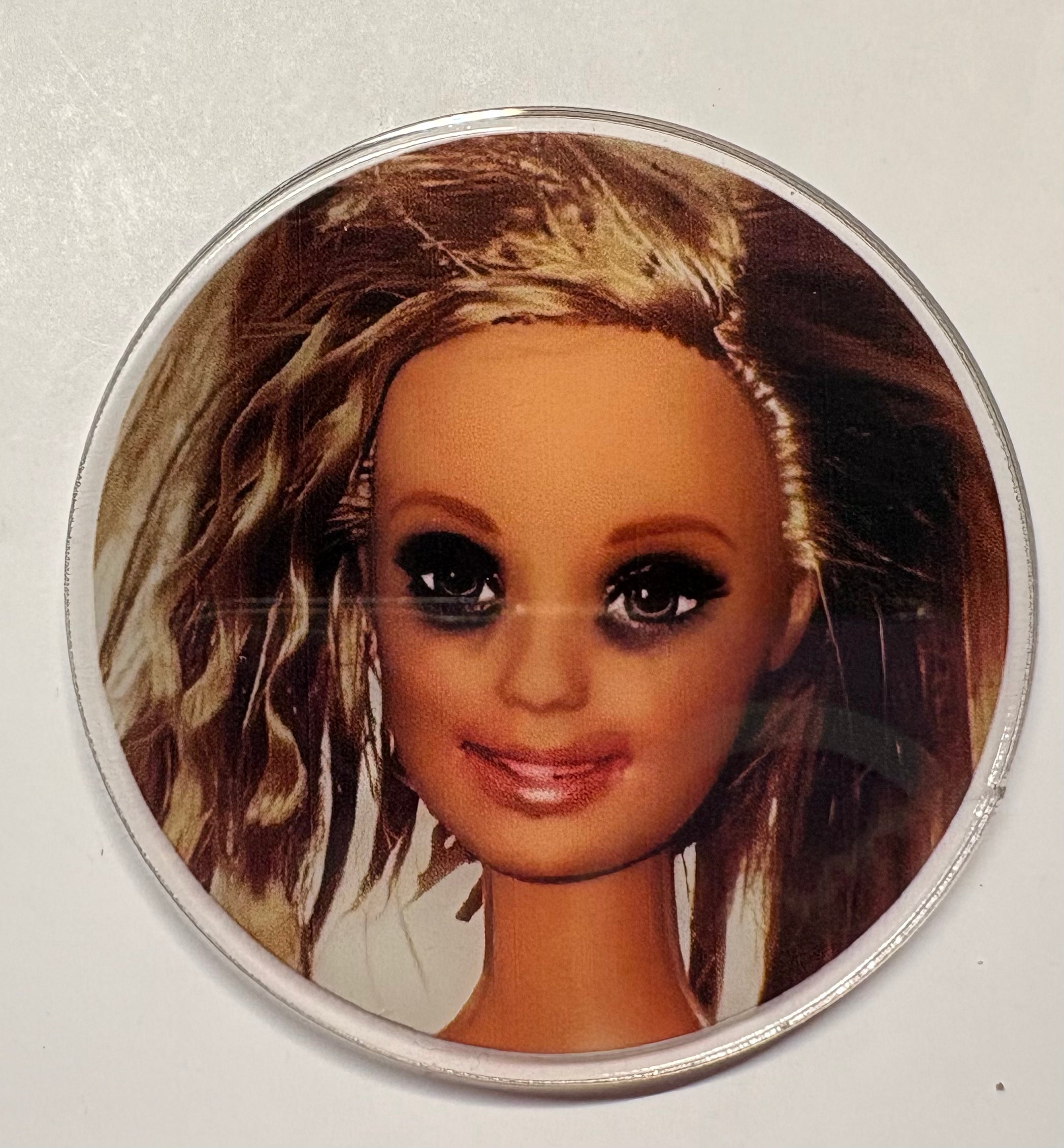 Stressed Barbie Magnet
