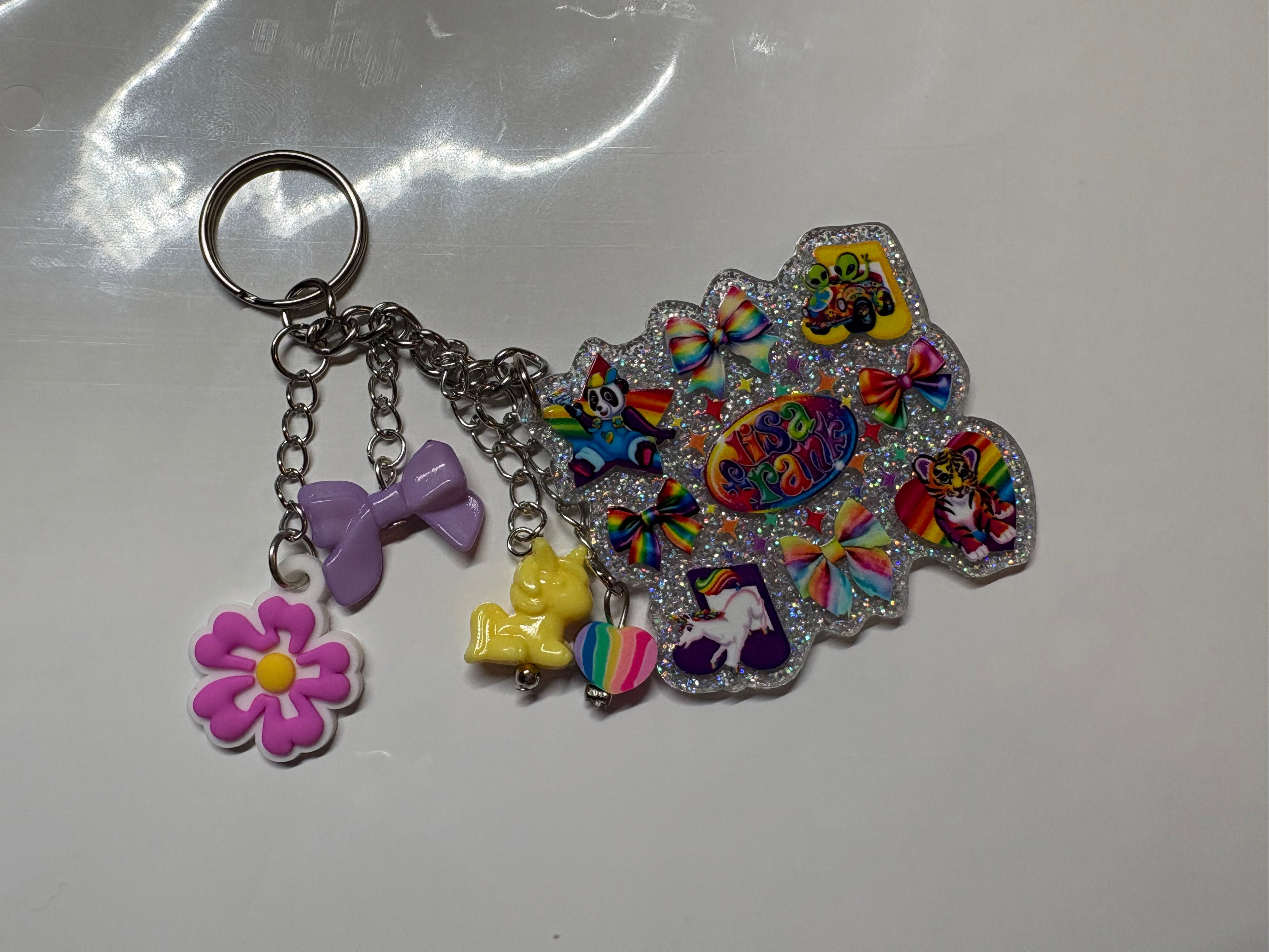 Lisa Frank Junk Keychain